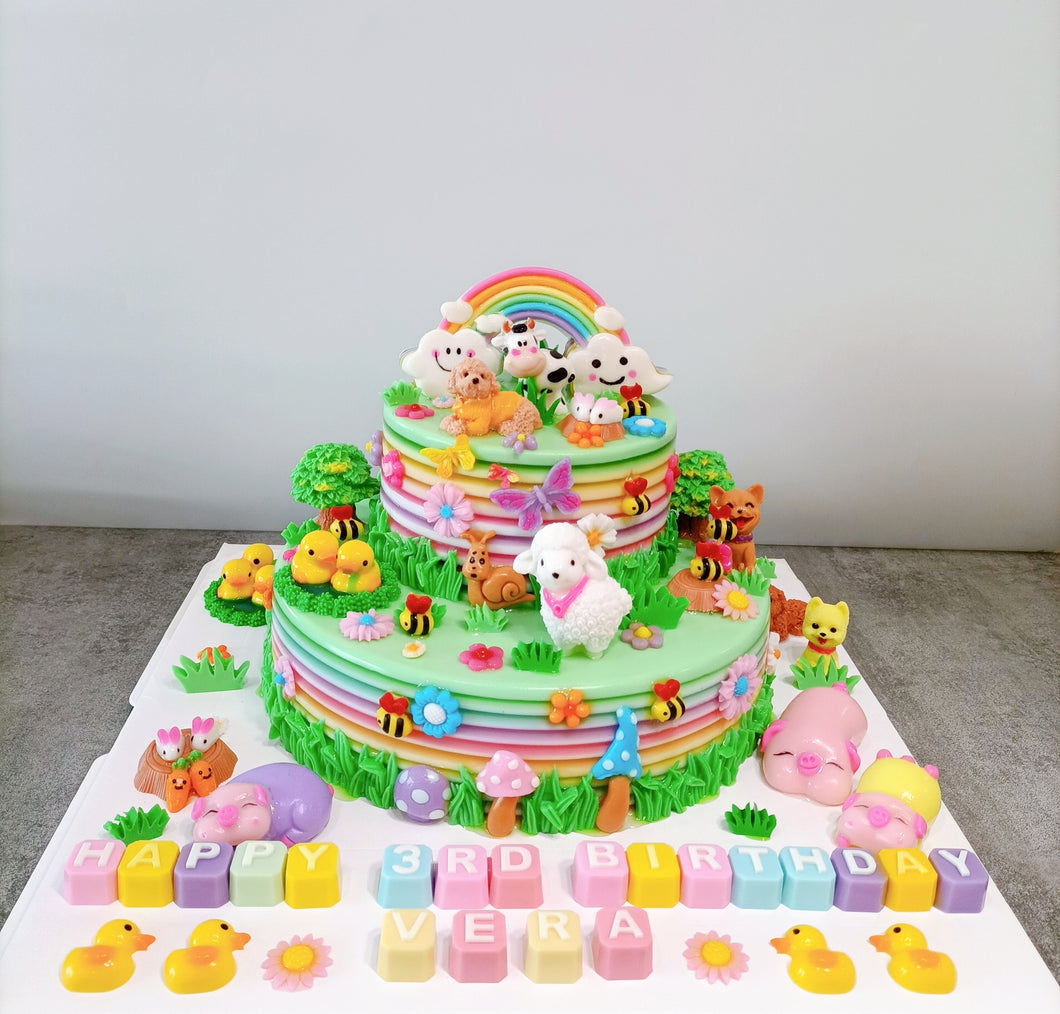 Animal theme ( Rainbow Layer )