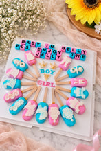 Load image into Gallery viewer, Gender Reveal Jelly Popsicle detail
