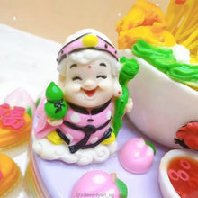 Load image into Gallery viewer, Golden Longevity Noodles Jelly Cake | 福寿长寿面果冻蛋糕
