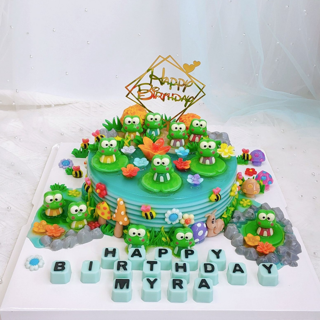 Frogs Jelly Cake